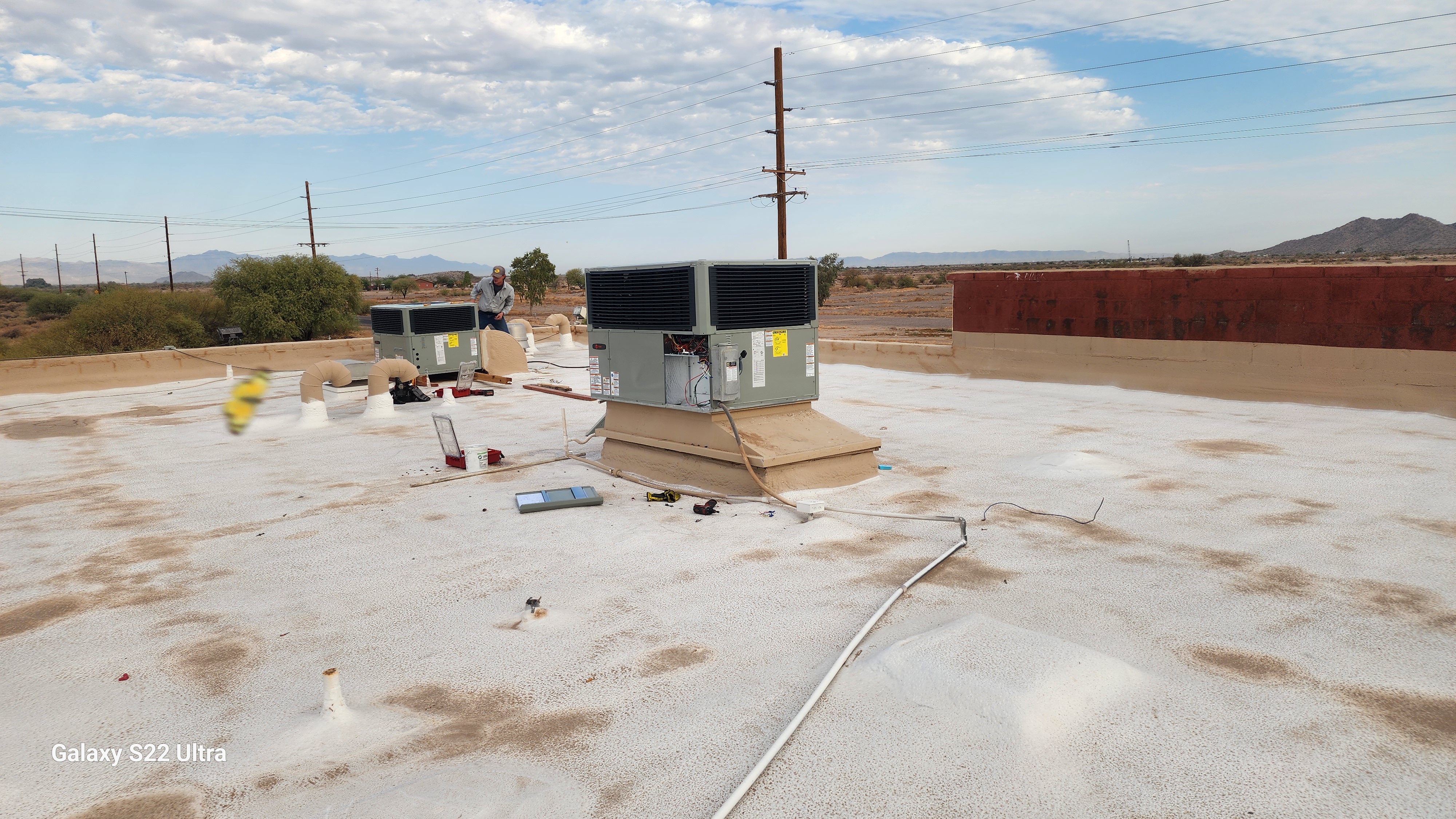 Commercial plumbing project work